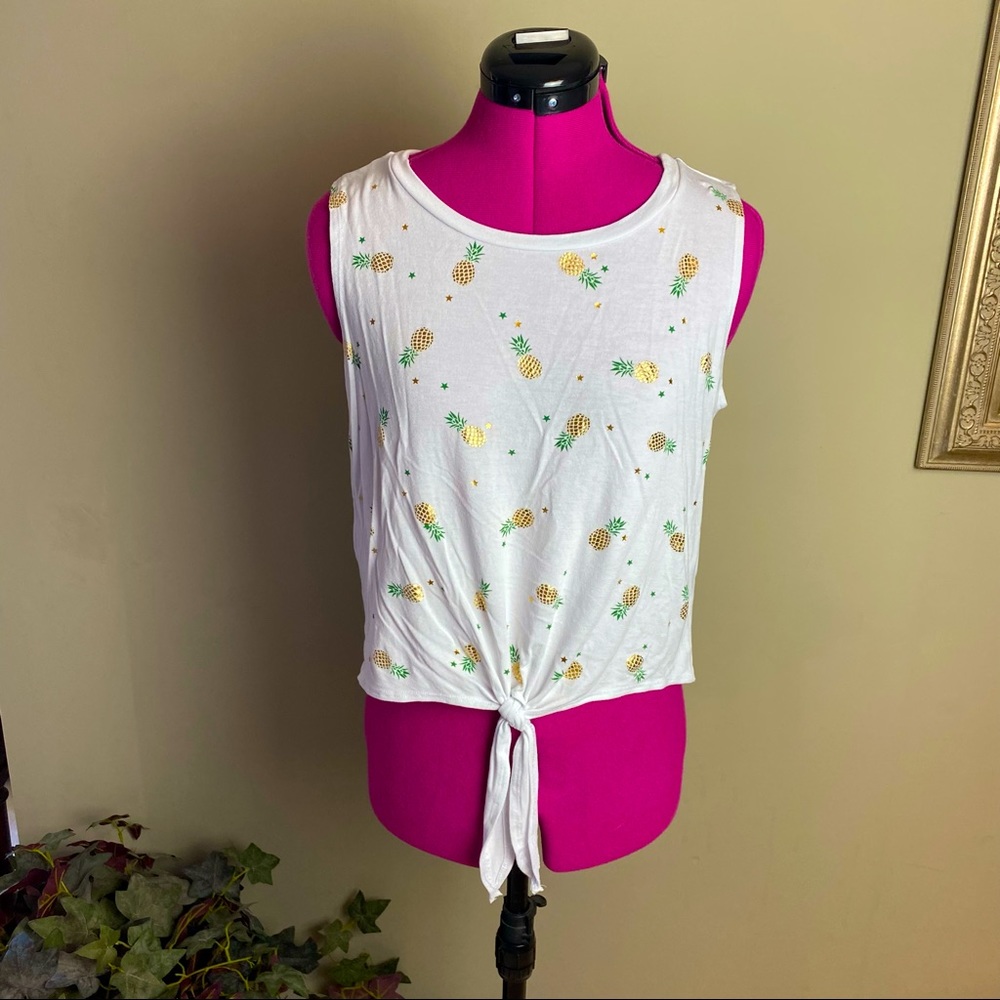 French Pastry Pineapple Tank Top